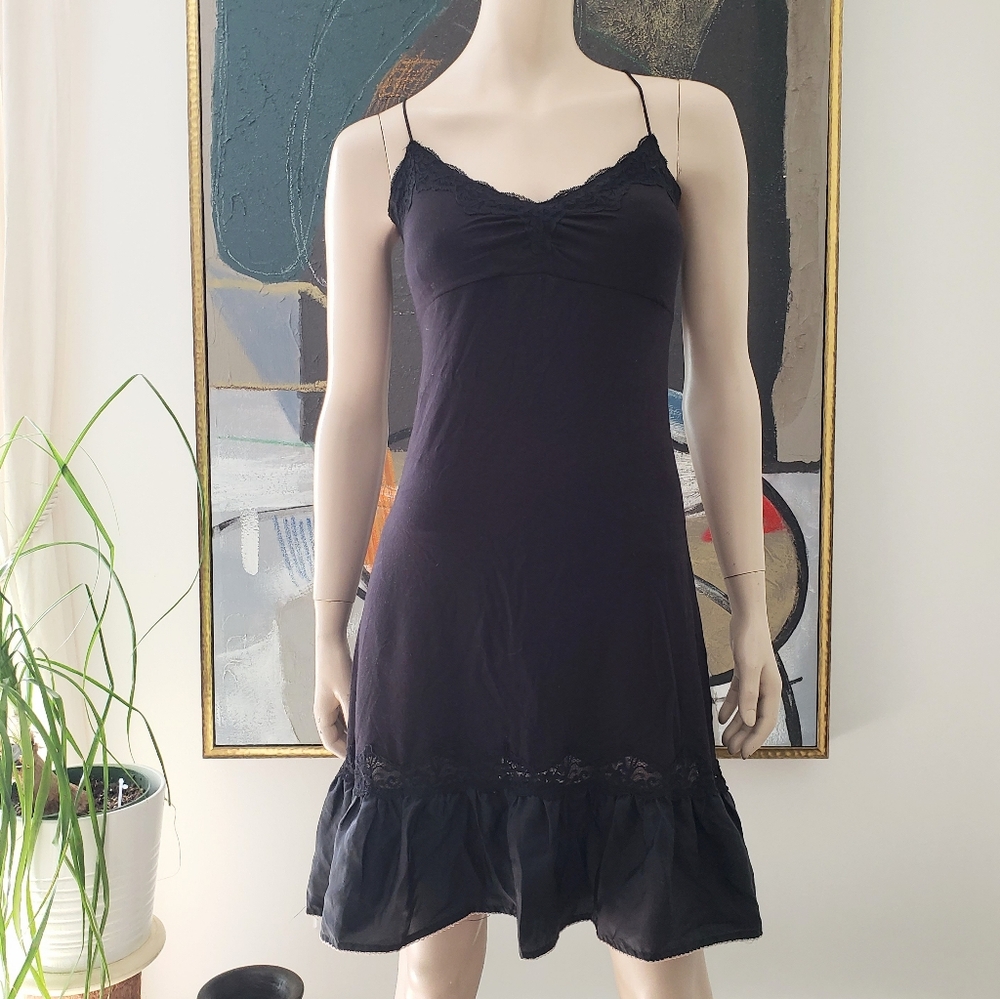 GUESS | Open-back Dress with Flared Hem